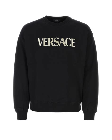 felpa versace collection nero